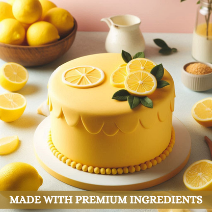 Confect Lemon Yellow Fondant | Edible Sugarpaste