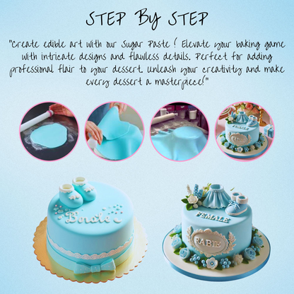 Confect Baby Blue Fondant | Edible Sugarpaste