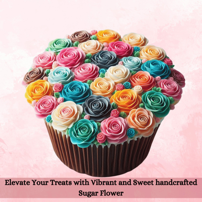 Confect Ombre- 5 | Edible Sugar Roses Topper