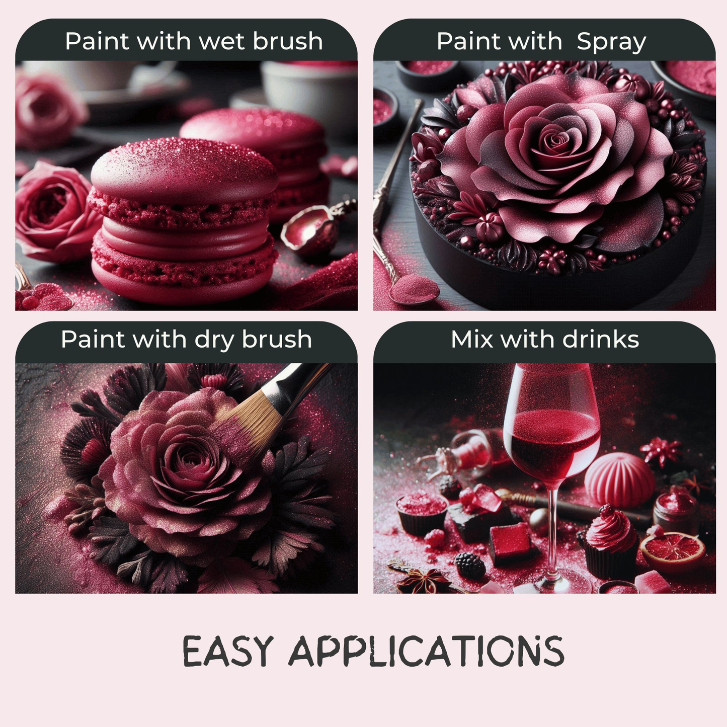 Confect Dahlia Pink | Edible Luster Dust
