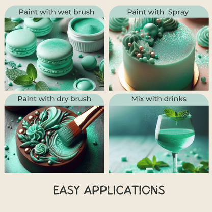 Confect Frost Green | Edible Luster Dust