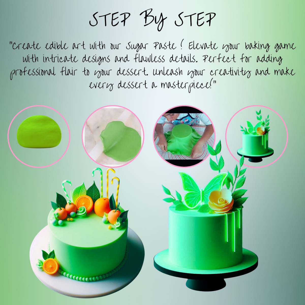 Confect Neon Green Fondant | Edible Sugarpaste