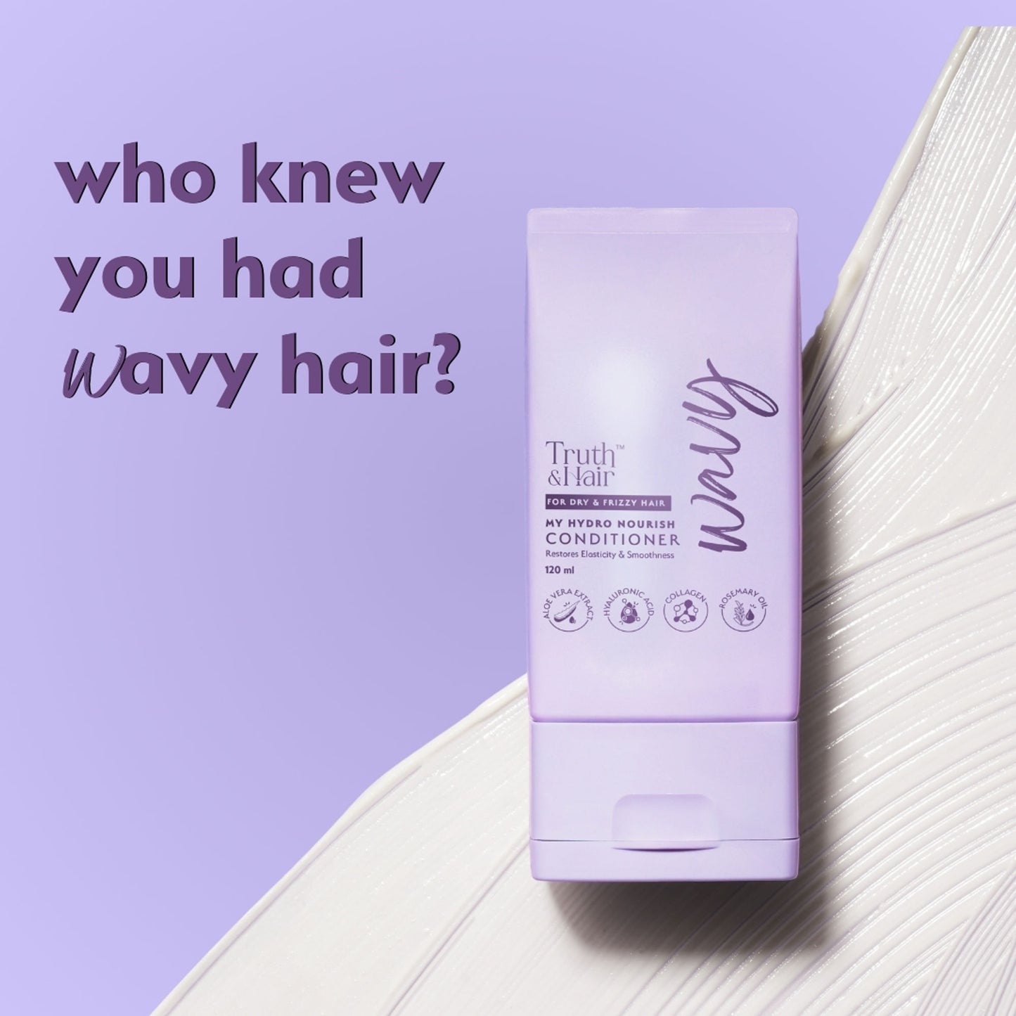 Truth & Hair Wavy Hair Hydro Nourish Conditioner