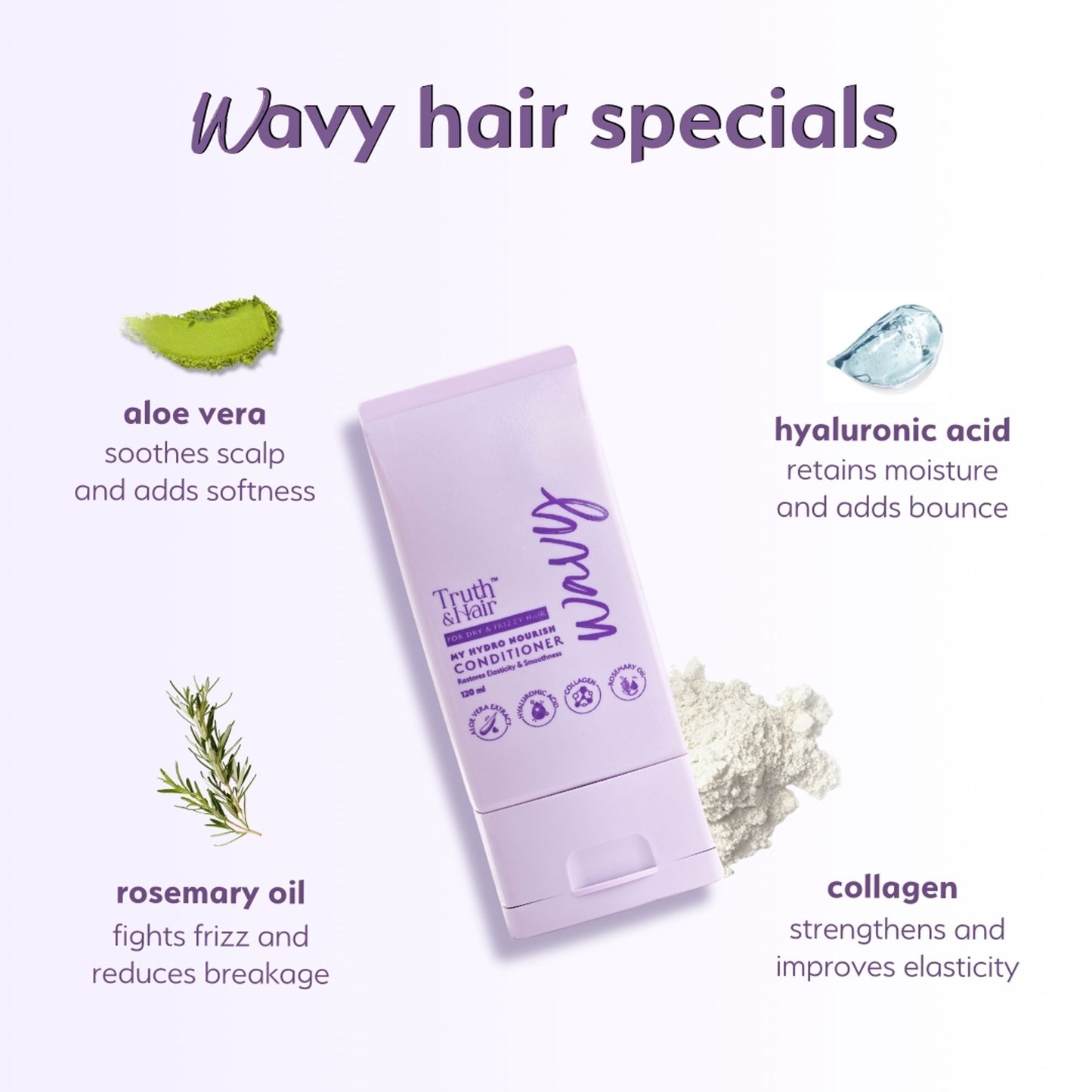 Truth & Hair Wavy Hair Hydro Nourish Conditioner