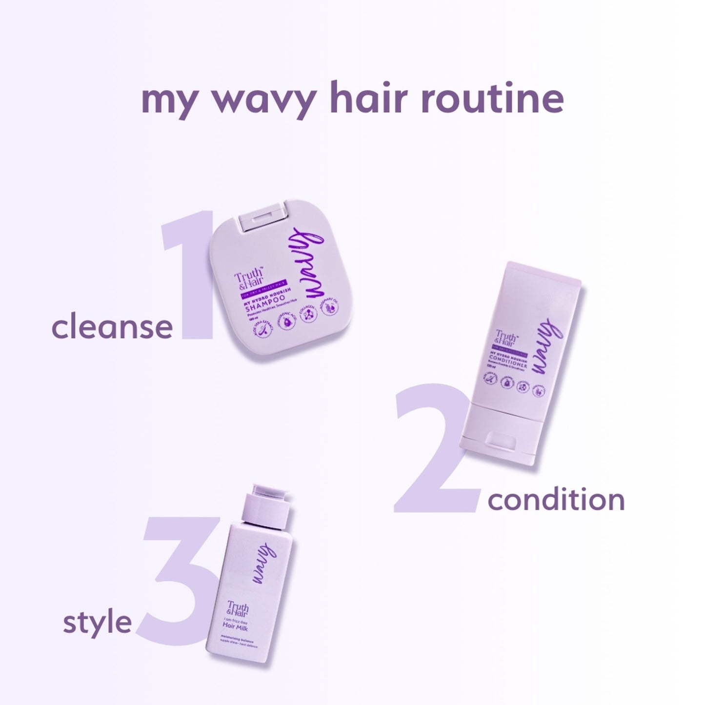 Truth & Hair Wavy Hair Hydro Nourish Conditioner