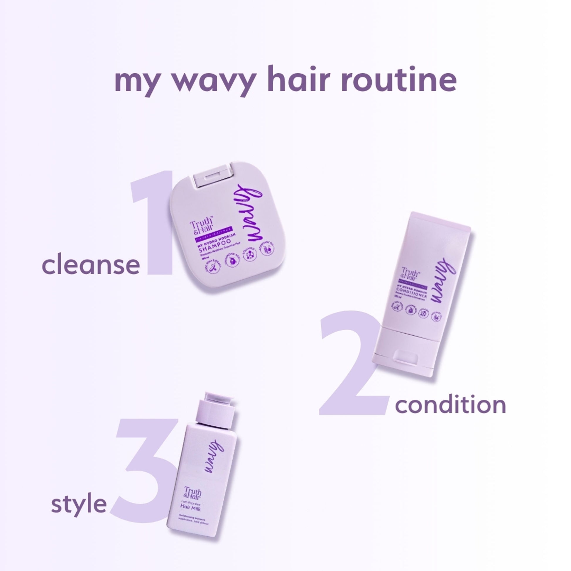 Truth & Hair Wavy Hair Hydro Nourish Conditioner