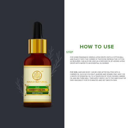 Khadi Natural Eucalyptus Essential Oil Cures Migraines