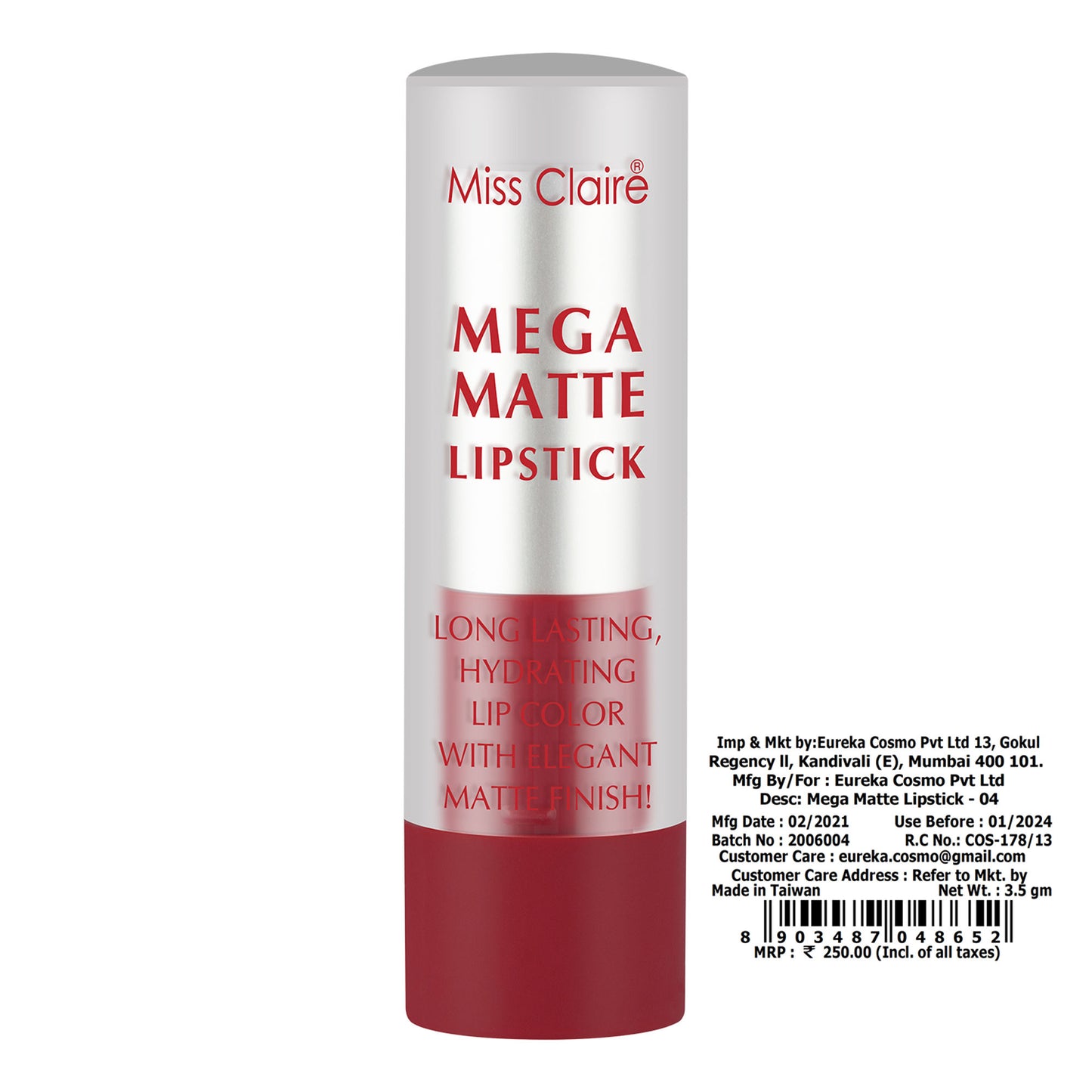 Miss Claire Mega Matte Lipstick - 4