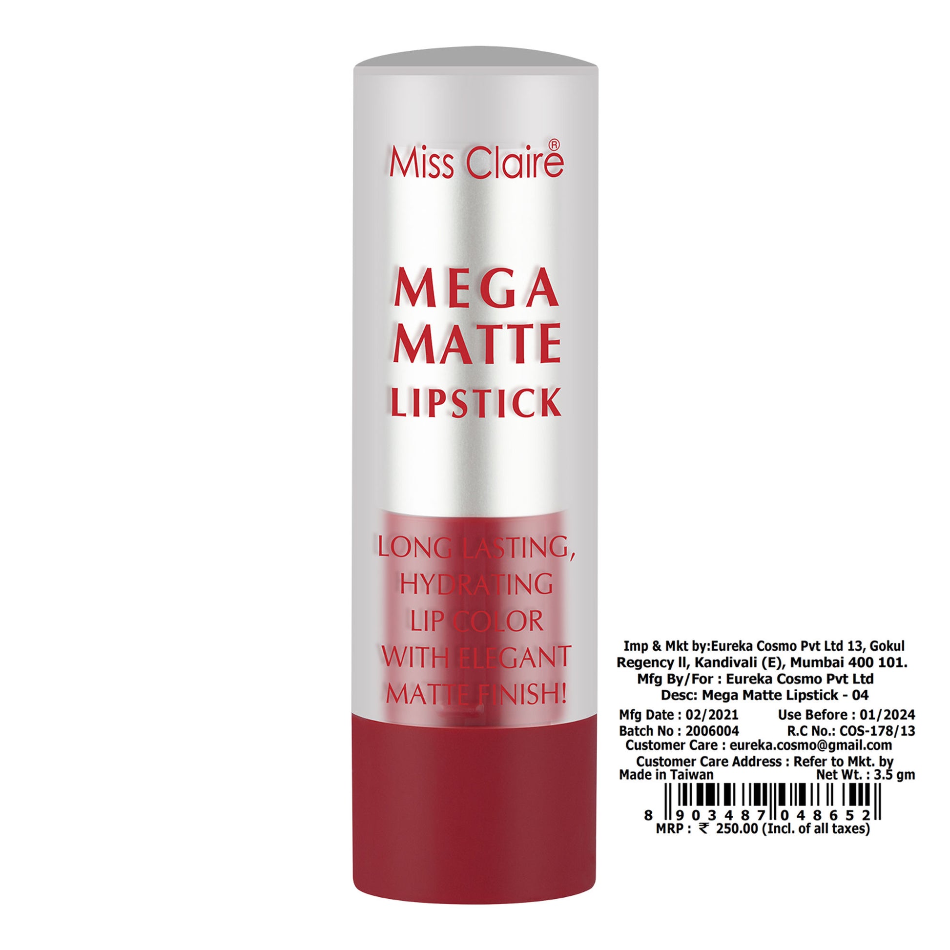 Miss Claire Mega Matte Lipstick - 4