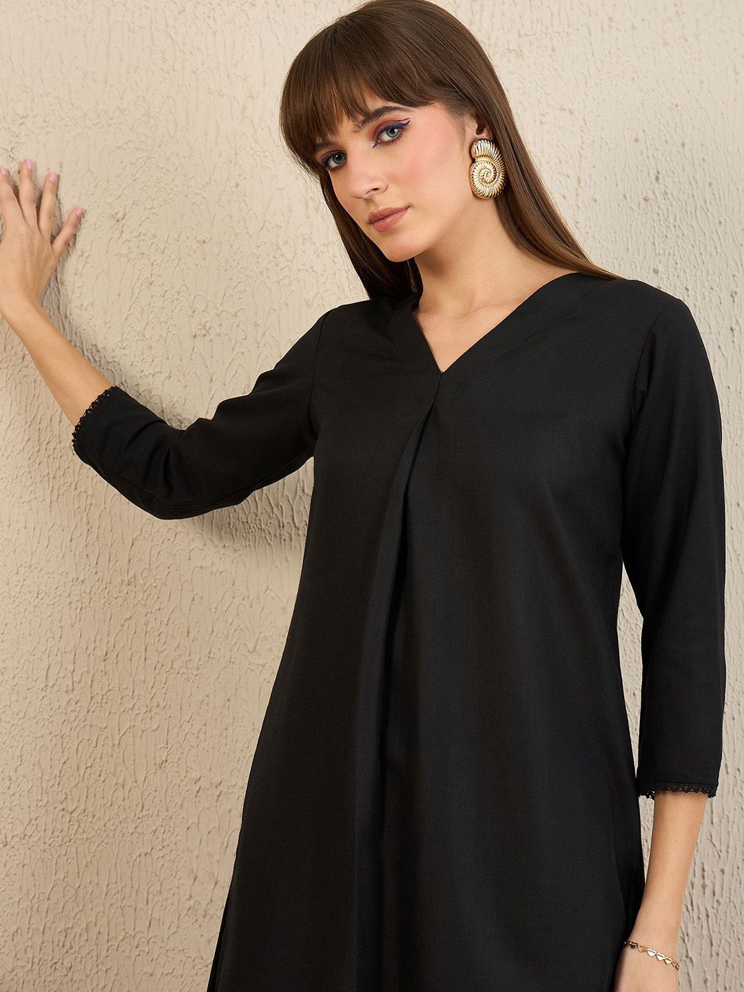 Indyancart IE V-Neck Tunic With Trousers