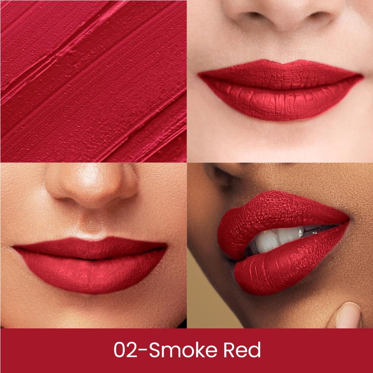 Swiss Beauty Matte Long Lasting Stay Maxx Lip Crayon Lipstick Matte Finish - Smoke Red
