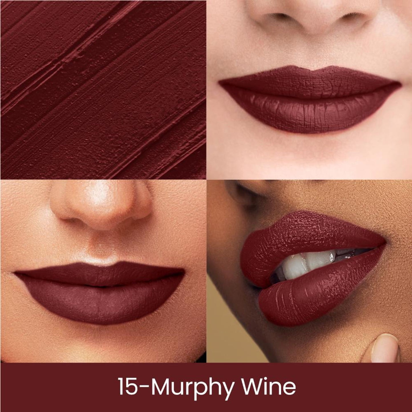 Swiss Beauty Matte Long Lasting Stay Maxx Lip Crayon Lipstick Matte Finish - Murphy Wine