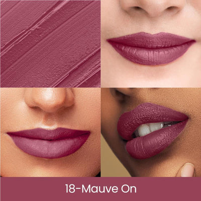 Swiss Beauty Matte Long Lasting Stay Maxx Lip Crayon Lipstick Matte Finish - Mauve On