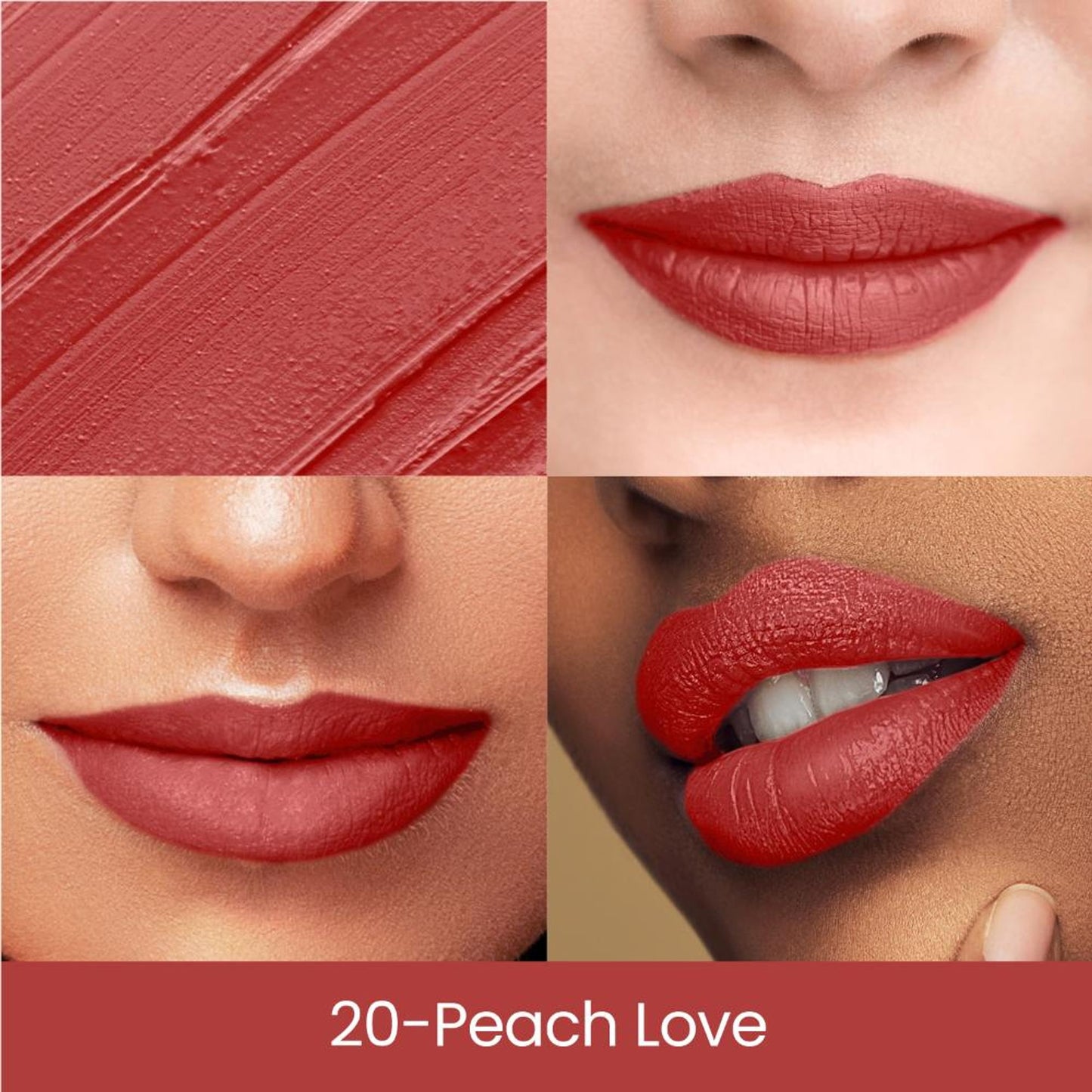 Swiss Beauty Matte Long Lasting Stay Maxx Lip Crayon Lipstick Matte Finish - Peach Love