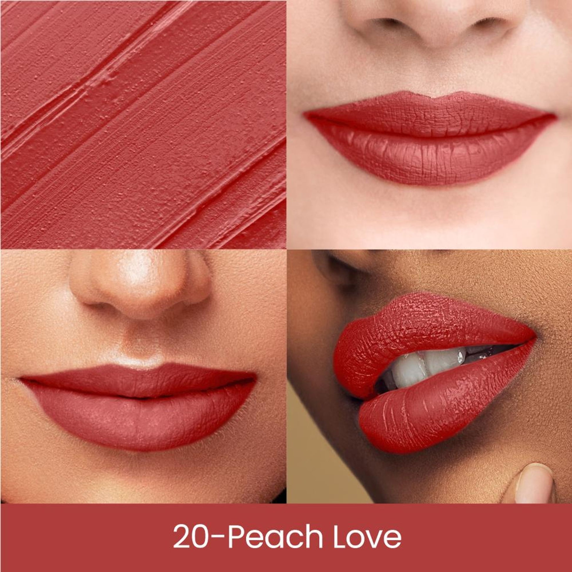 Swiss Beauty Matte Long Lasting Stay Maxx Lip Crayon Lipstick Matte Finish - Peach Love