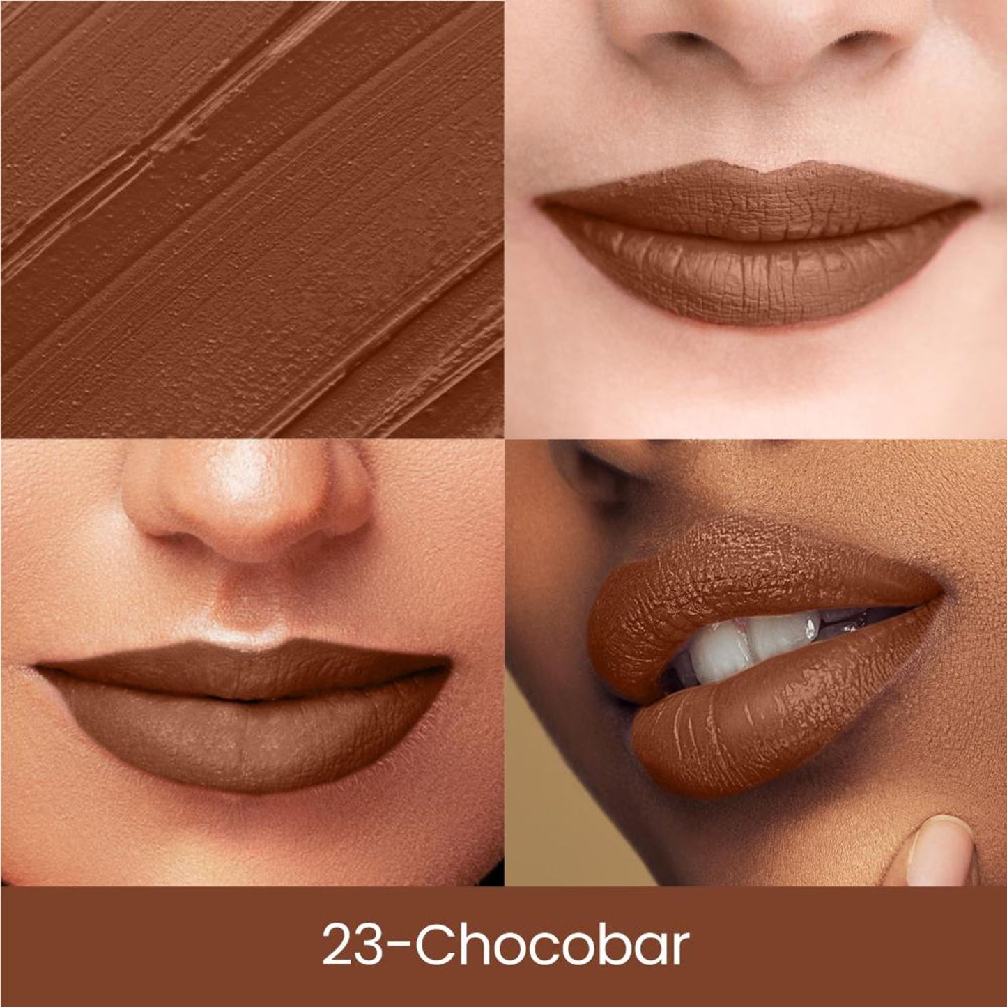 Swiss Beauty Matte Long Lasting Stay Maxx Lip Crayon Lipstick Matte Finish - Chocobar
