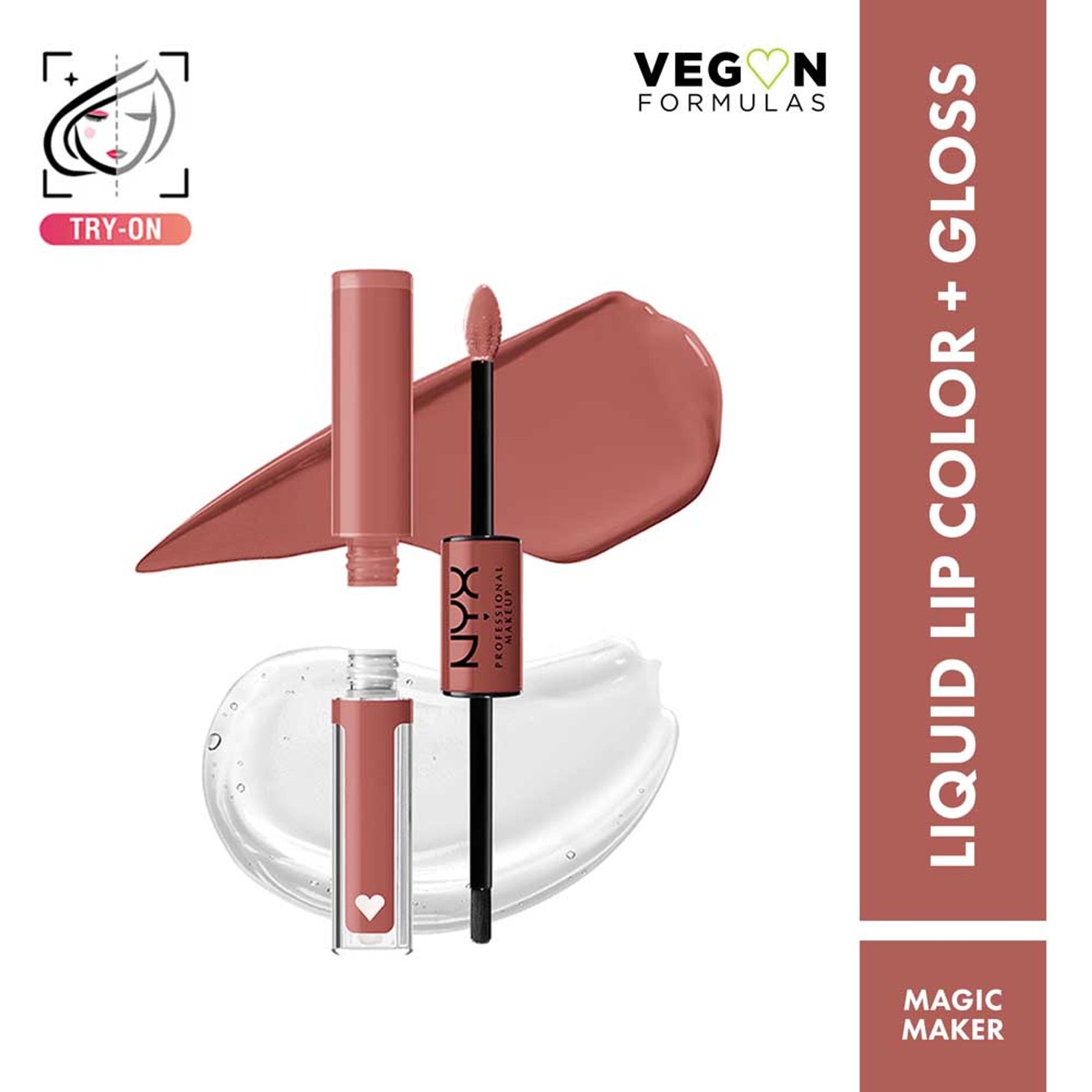 NYX Professional Makeup Shine Loud High Shine Lip Color and Gloss - Goal Getter - Magic Maker