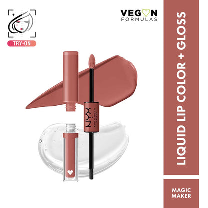 NYX Professional Makeup Shine Loud High Shine Lip Color and Gloss - Goal Getter - Magic Maker