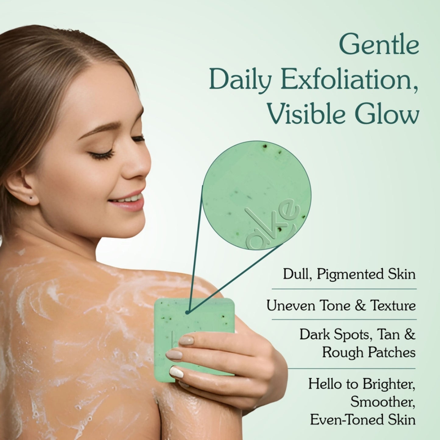 BAKE 8% Glycolic Acid Soap For Pigmentation, Exfoliation & Tan Removal -Pack of 2