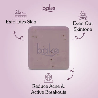 BAKE 10% Niacinamide + Azelaic Acid Soap for Body & Back Acne, Bright & Spot-Free Skin -Pack of 2