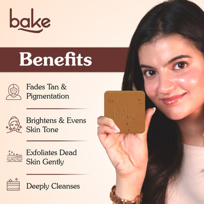 BAKE De-Tan Soap For Ultra Pigmentation Soap, Dark Spots & Tan Removal-Pack of 2