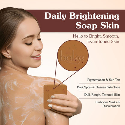 BAKE De-Tan Soap For Ultra Pigmentation Soap, Dark Spots & Tan Removal-Pack of 2