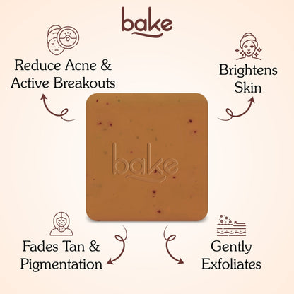 BAKE De-Tan Soap For Ultra Pigmentation Soap, Dark Spots & Tan Removal-Pack of 2