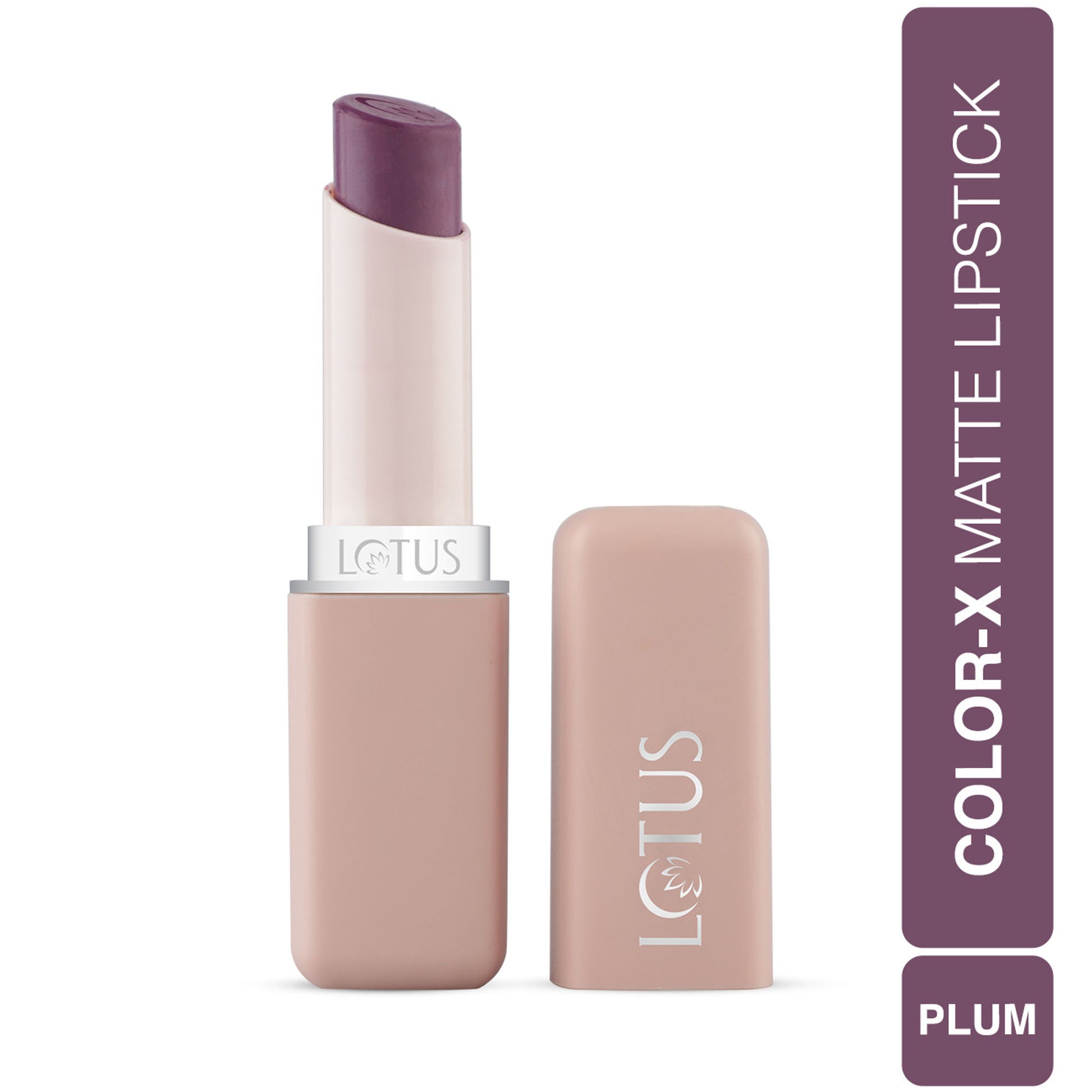 Lotus Make Up Color X Matte Lipstick - Plum