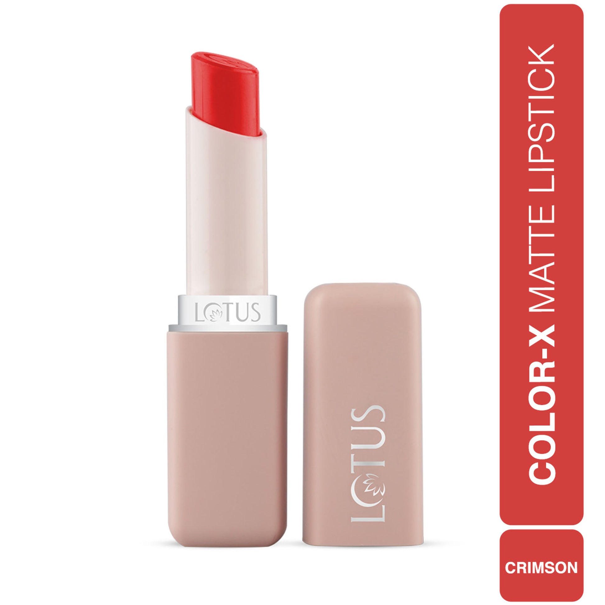 Lotus Make Up Color X Matte Lipstick - Crimson