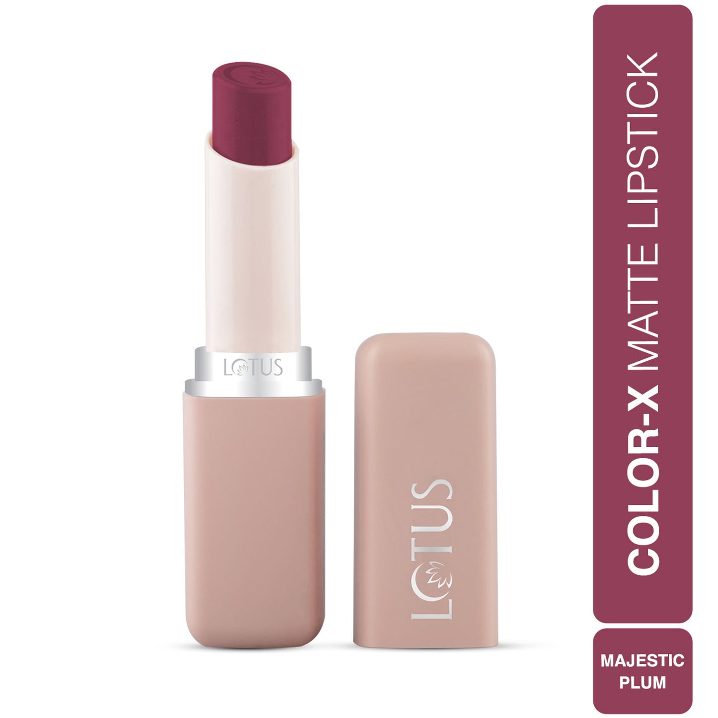 Lotus Make Up Color X Matte Lipstick - Majestic Plum