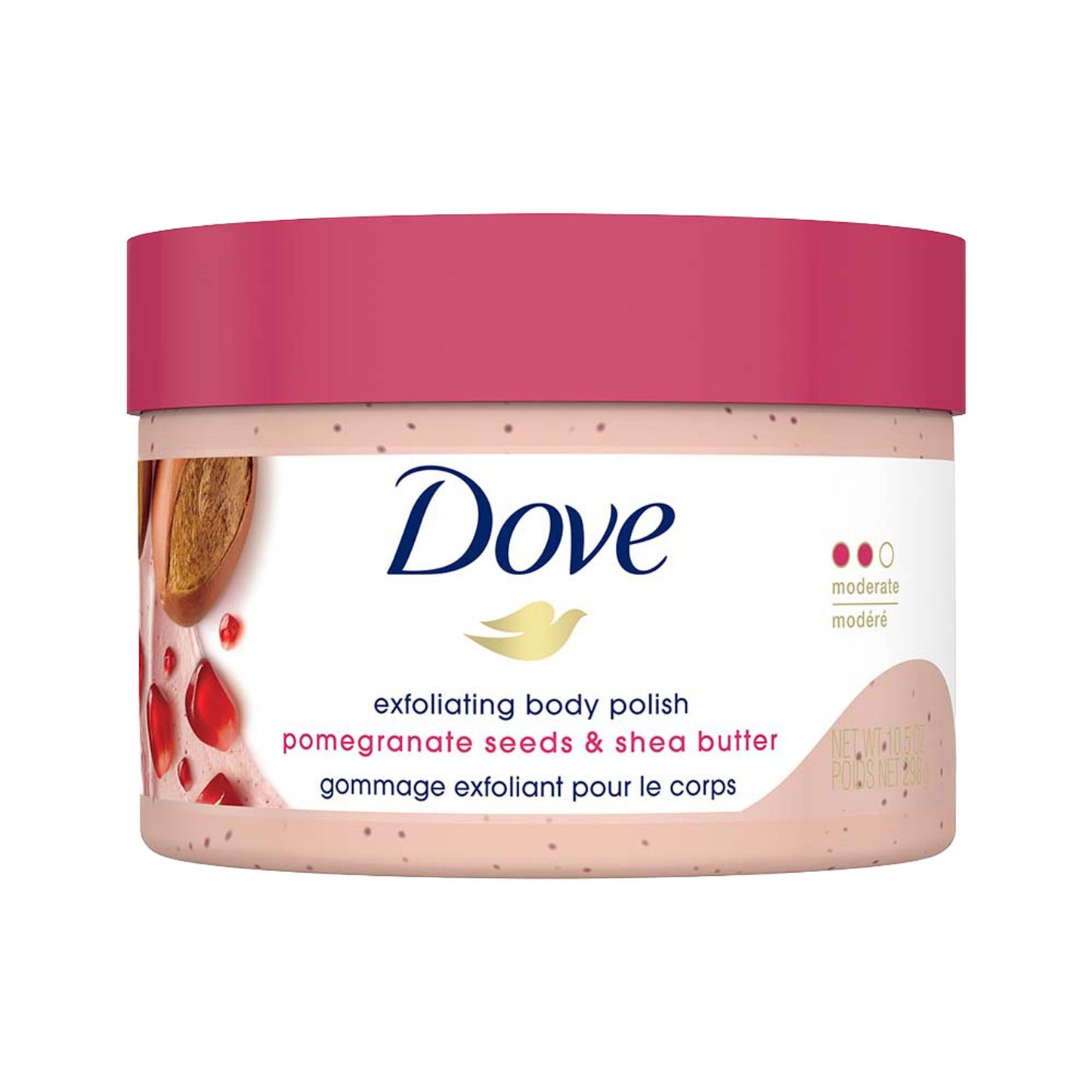 Dove Exfoliating Body Polish - Pomegranate Seeds And Shea Butter