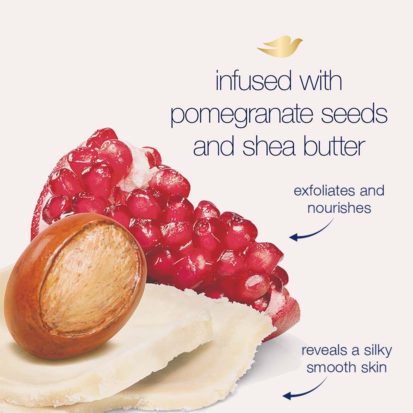 Dove Exfoliating Body Polish - Pomegranate Seeds And Shea Butter