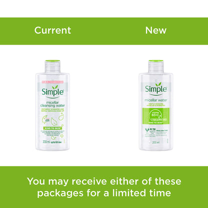 Simple Kind To Skin Micellar Water For Makeup Remover