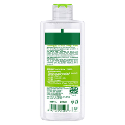 Simple Kind To Skin Micellar Water For Makeup Remover