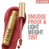 Lakme Double Duty Lip & Cheek Mousse Matte Lipstick & Soft Blush - Burgundy Lush
