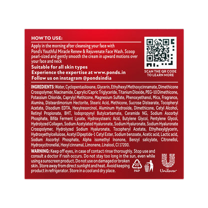 Ponds Youthful Miracle Hexyl Retinol Complex, Renew & Repair Day Cream, SPF 15 PA++