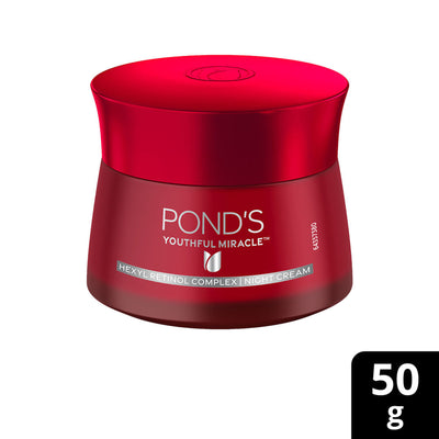Ponds Youthful Miracle Anti Aging Night Cream With Retinol C Niacinamide