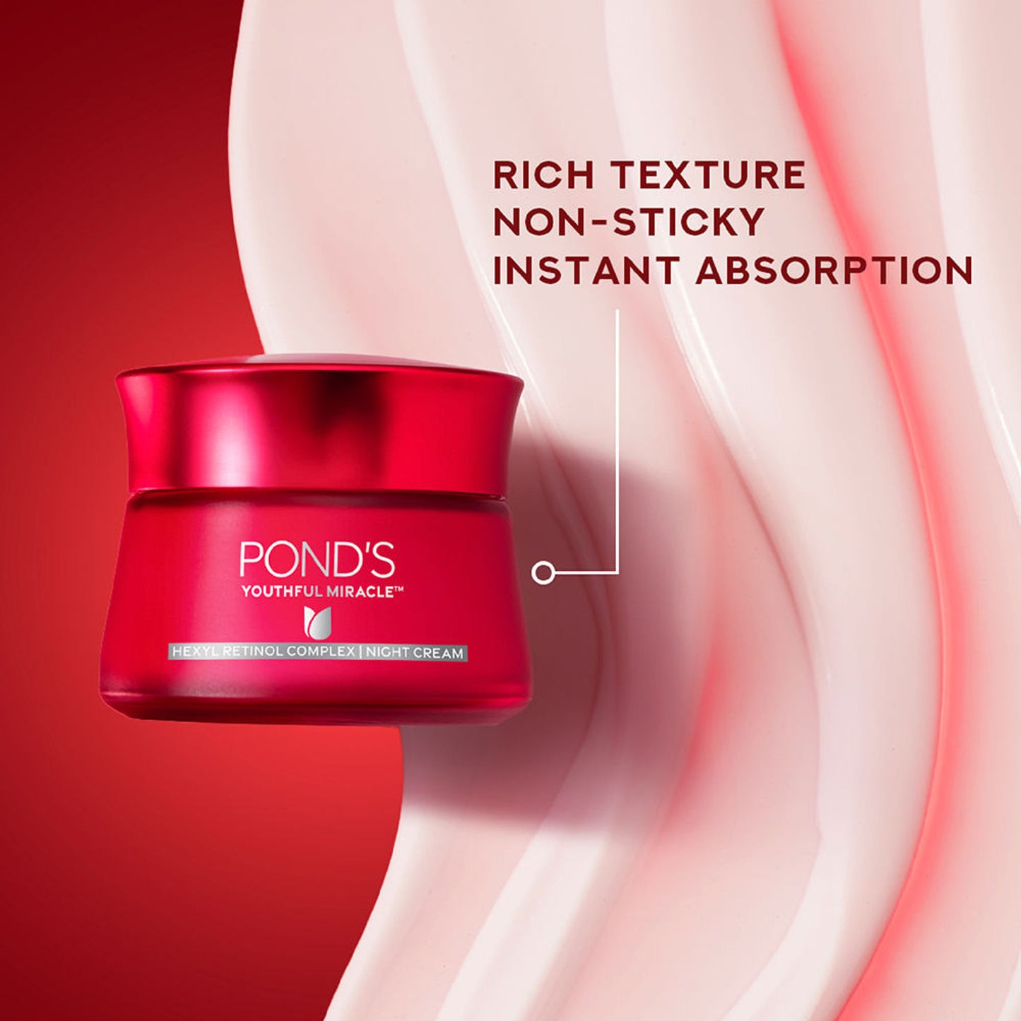 Ponds Youthful Miracle Anti Aging Night Cream With Retinol C Niacinamide