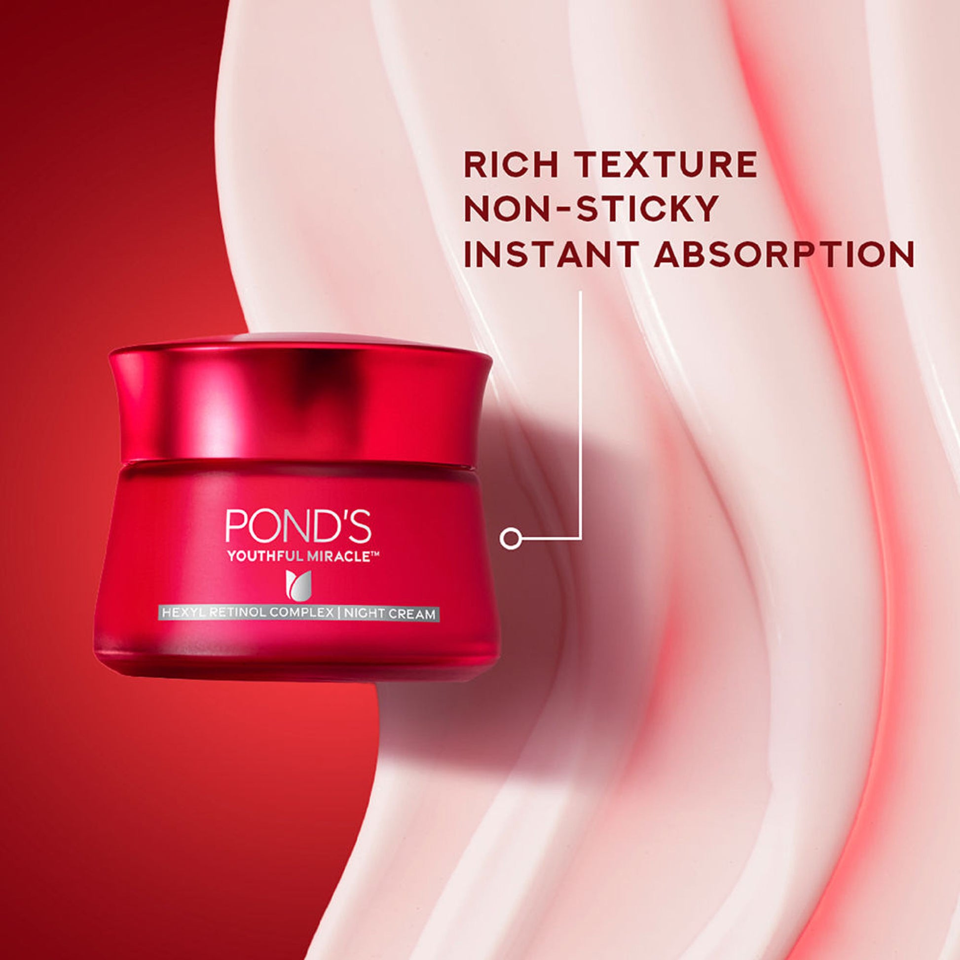 Ponds Youthful Miracle Anti Aging Night Cream With Retinol C Niacinamide