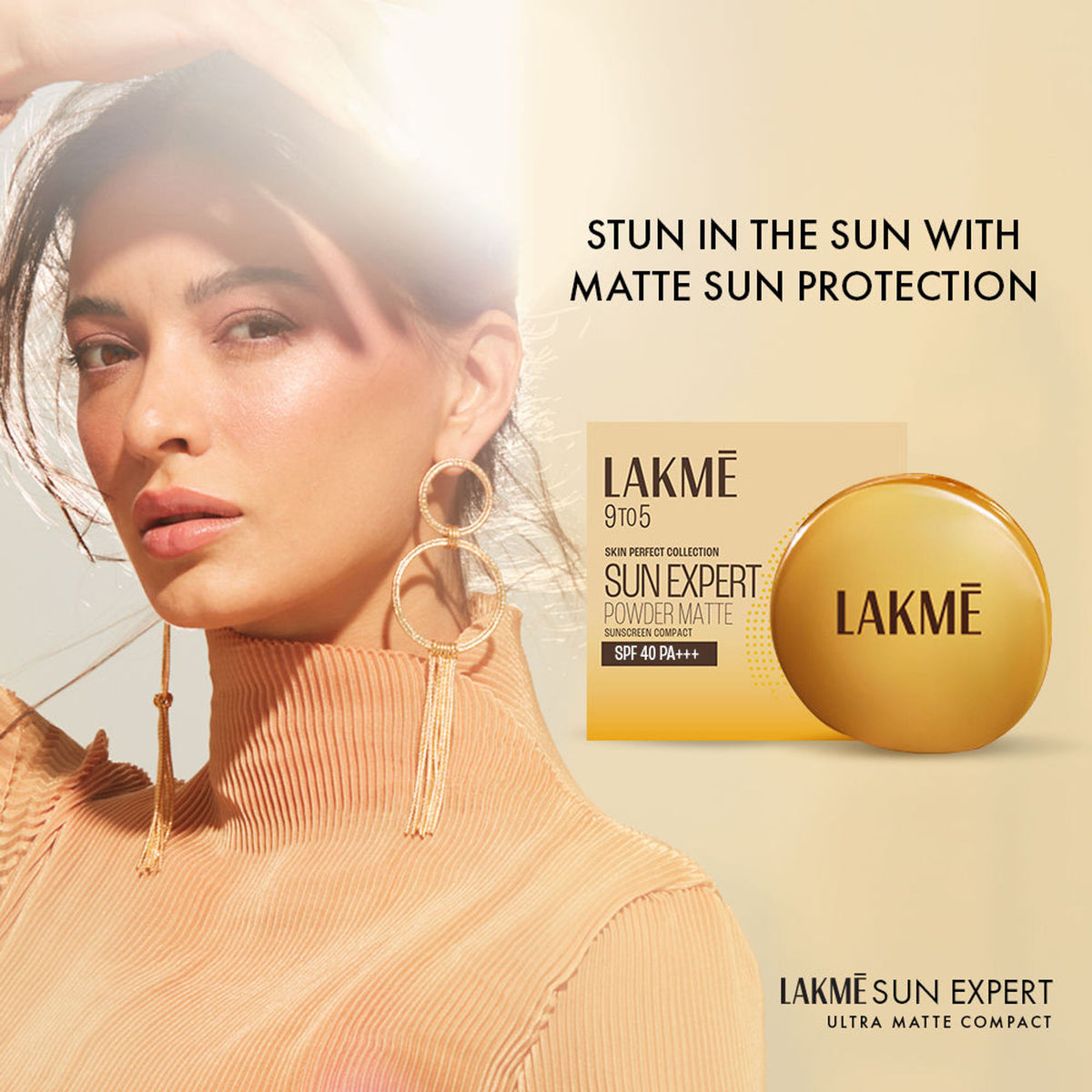 Lakme Sun Expert SPF 40 PA+++ Ultra Matte Compact With Power of Vitamin E and Iron Oxides