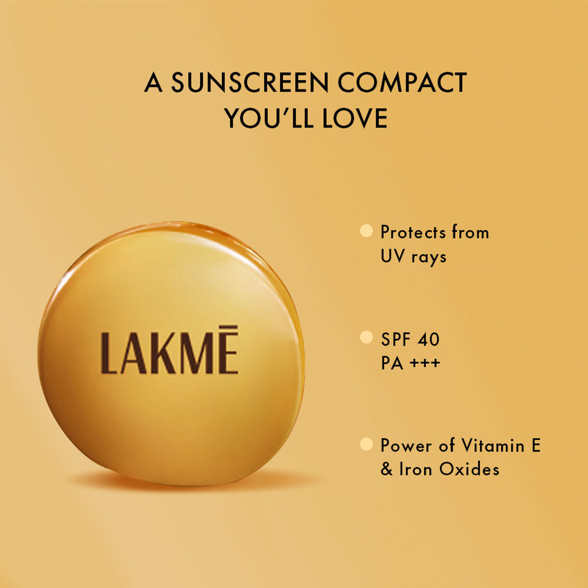 Lakme Sun Expert SPF 40 PA+++ Ultra Matte Compact With Power of Vitamin E and Iron Oxides