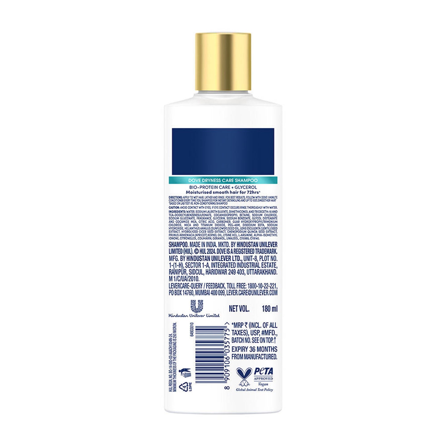 Dove Dry Therapy Shampoo Small Bottle