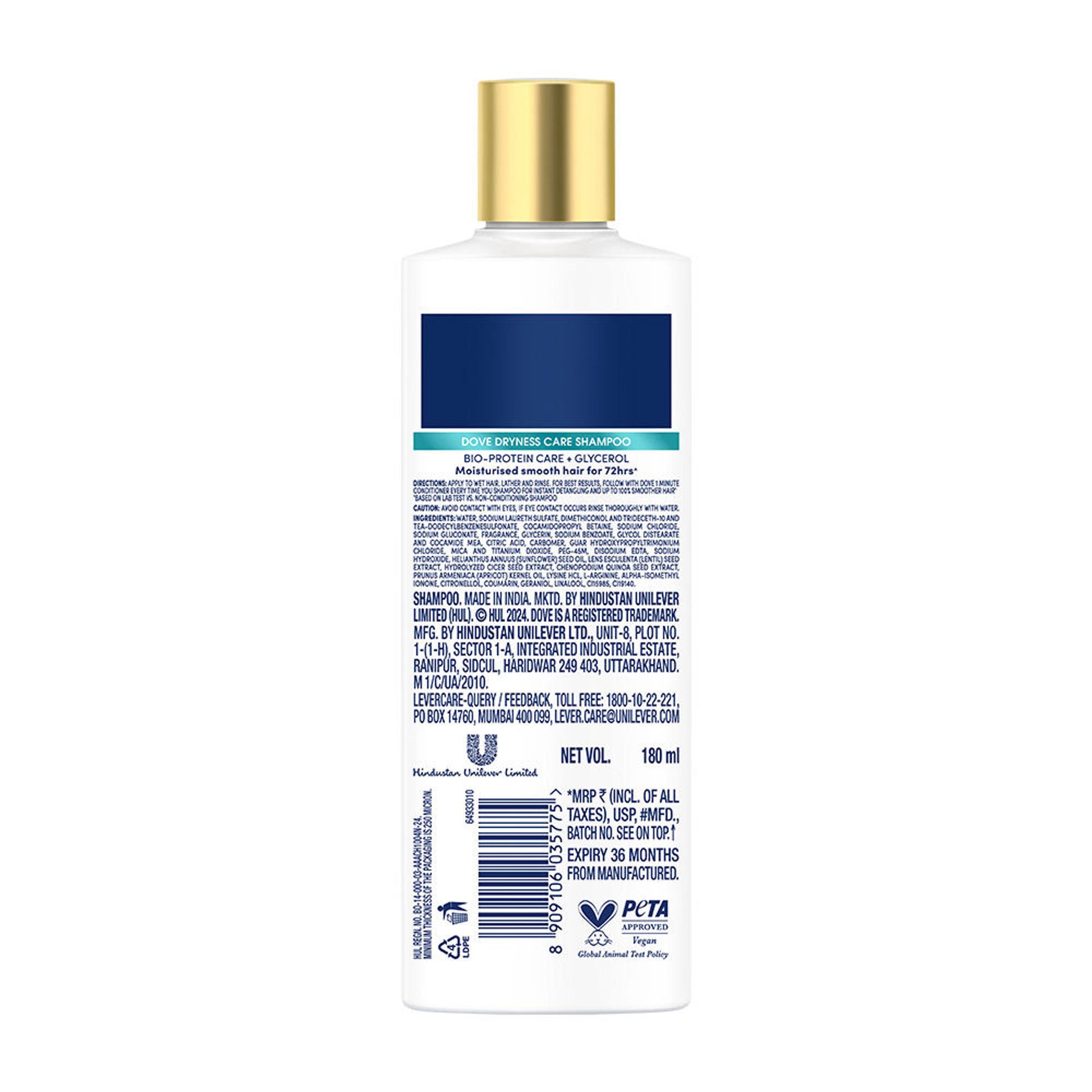 Dove Dry Therapy Shampoo Small Bottle
