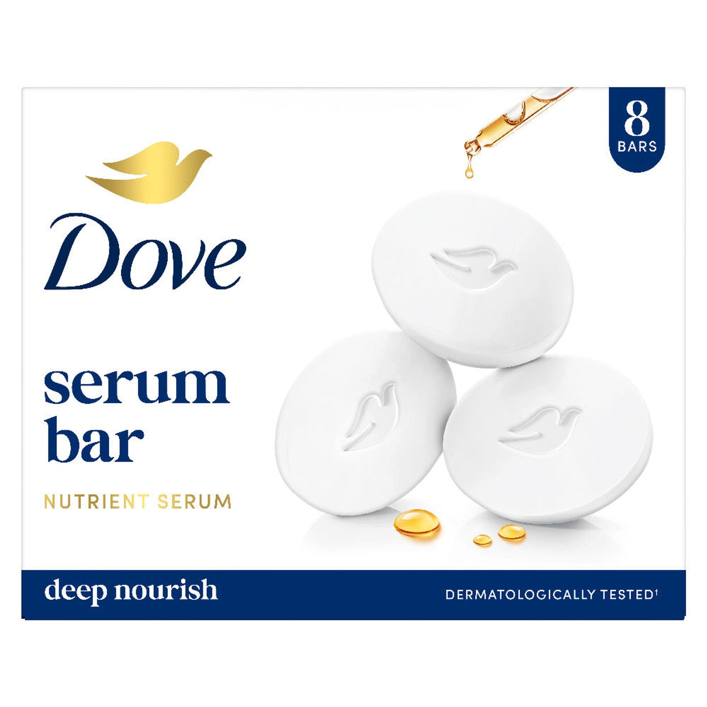Dove Cream Beauty Bathing Soap Bar with Moisturising Cream - Pack of 8