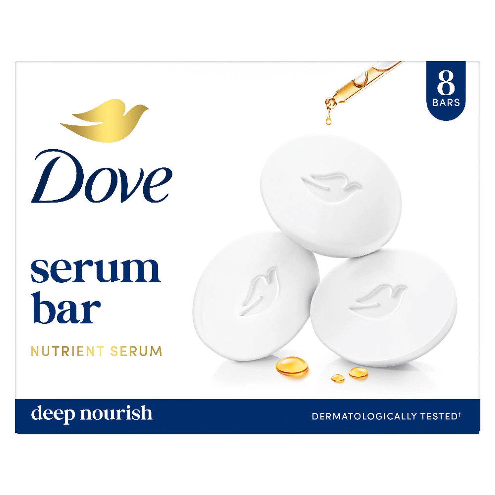 Dove Cream Beauty Bathing Soap Bar with Moisturising Cream - Pack of 8