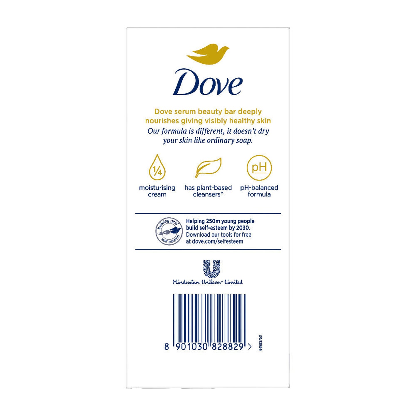 Dove Cream Beauty Bathing Soap Bar with Moisturising Cream - Pack of 8