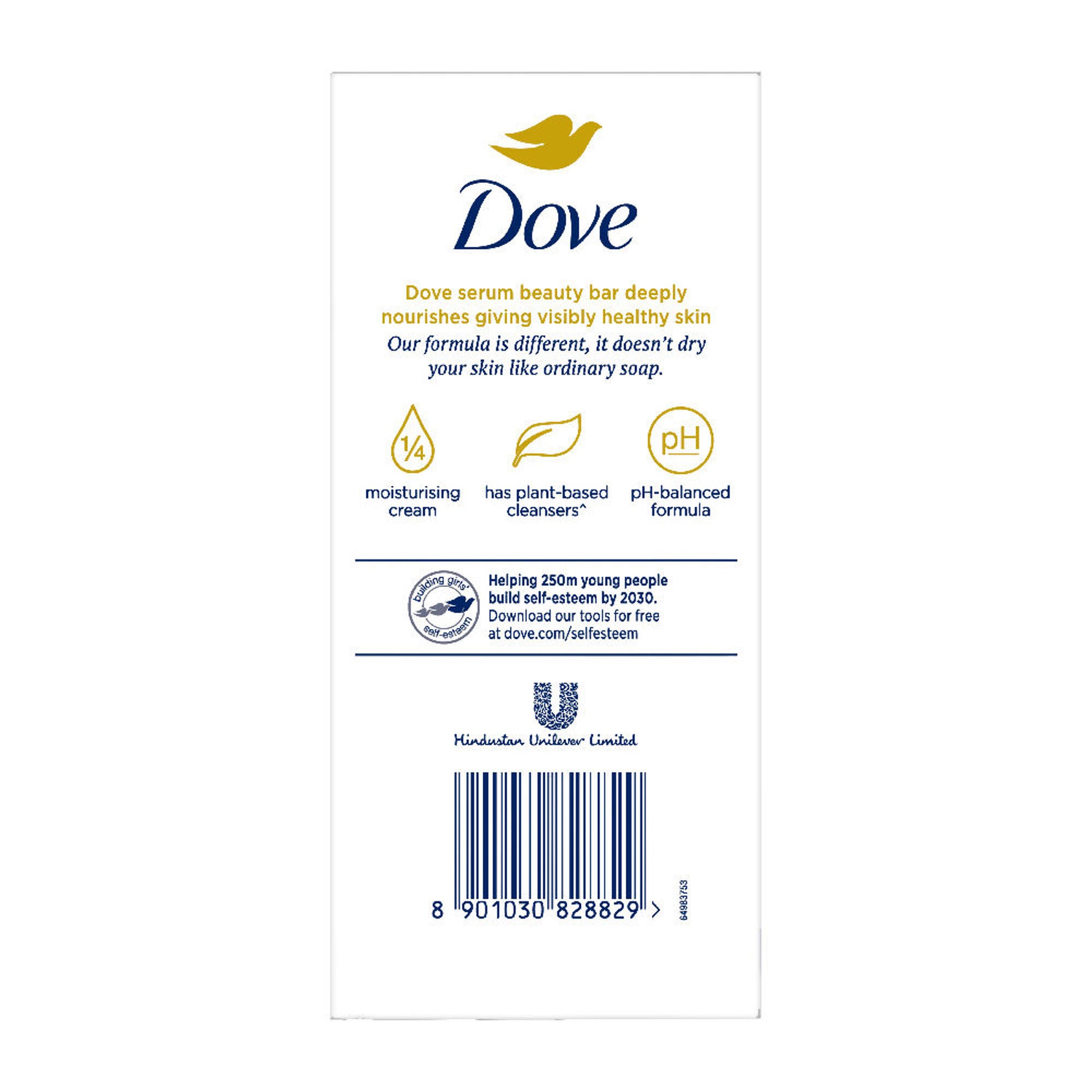 Dove Cream Beauty Bathing Soap Bar with Moisturising Cream - Pack of 8