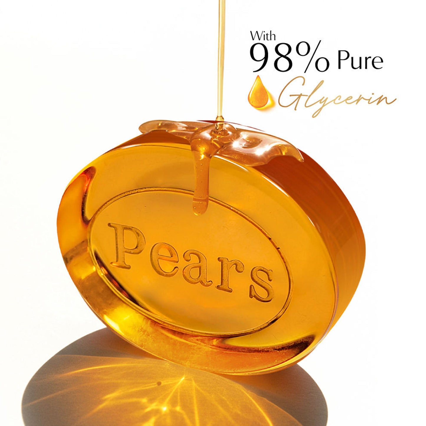 Pears Pure & Gentle Soap Bar Paraben-Free Body Soaps for Soft Skin - Pack of 8