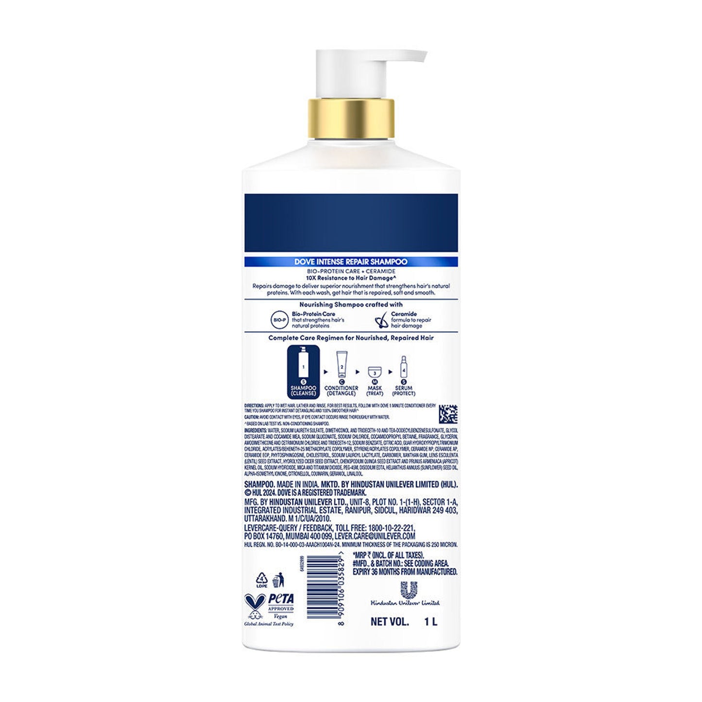 Dove Intense Repair Shampoo For Dry & Damaged Hair