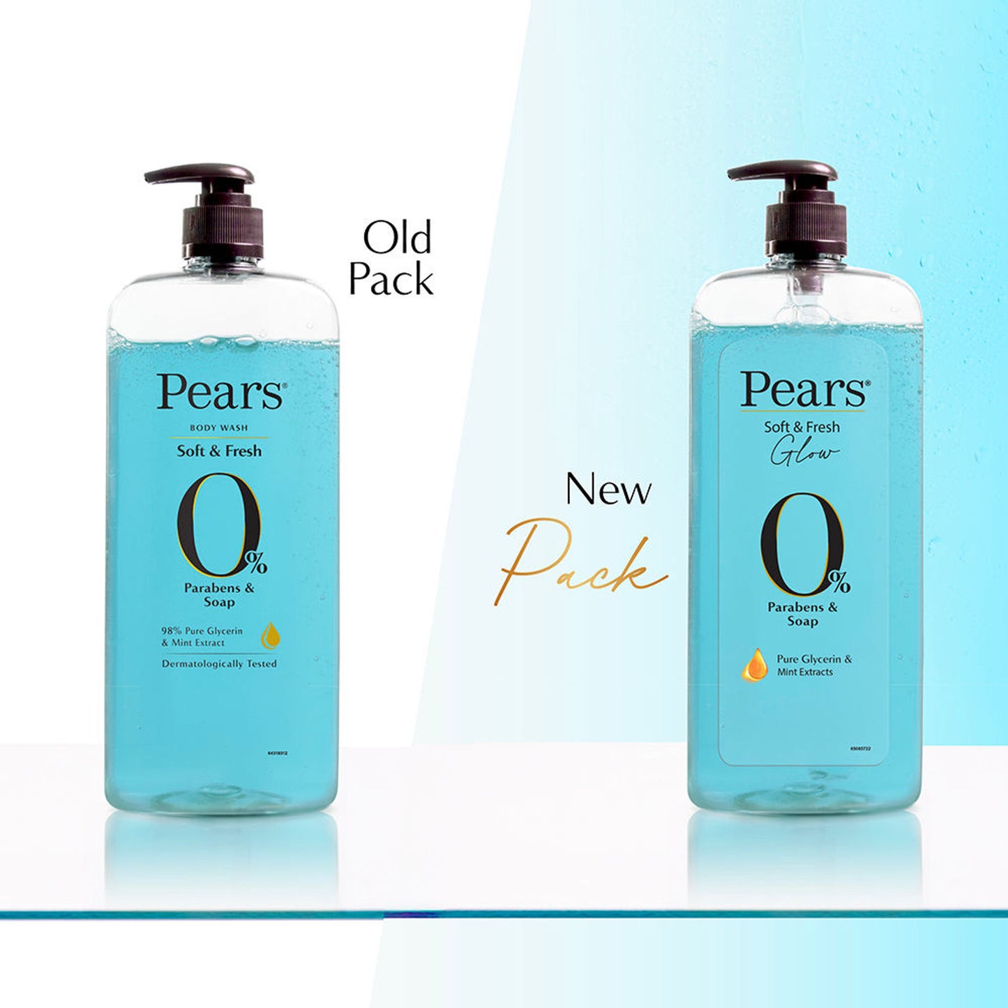 Pears Pure & Gentle Body Wash with Mint Extract